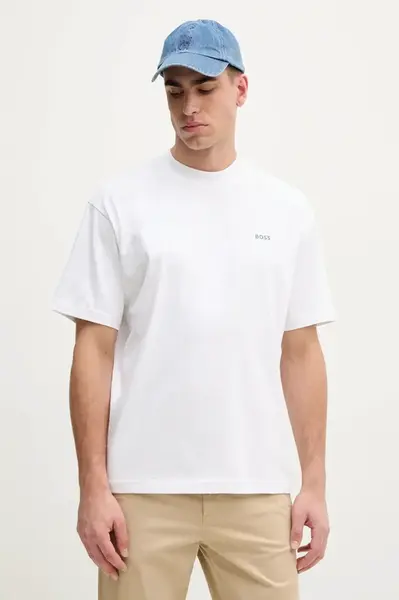 Bavlněné tričko BOSS Orange