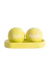 Slánka a pepřenka s podložkou Helio Ferretti Lime Ping Pong