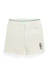 Kraťasy Polo Ralph Lauren bílá barva, nastavitelný pas, 322971484001