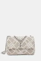 Kabelka Tory Burch Kira Woven Canvas Small