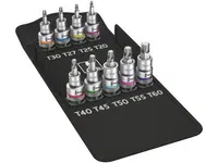 Wera 004202 Zástrčné hlavice 1/2" 8767 C TORX HF 1 pro Zyklop (9 ks)