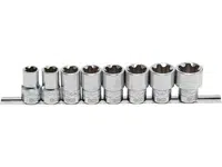 BGS Technic BGS 8806 Nástrčné hlavice 1/2" TORX Plus 18EP ÷ 32EP (Sada 8 dílů)