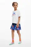 Desigual Dětské bavlněné tričko Desigual