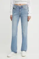 Džíny Versace Jeans Couture dámské, modrá barva, 78HAB5D8 DW009L01