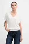 Tričko United Colors of Benetton dámské, bílá barva, 103VD402U