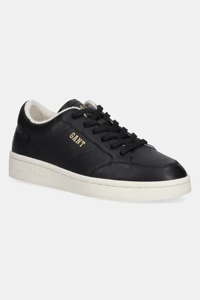 Kožené sneakers boty Gant PREPLA černá barva, 30531899.G00
