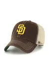 Kšiltovka 47 brand MLB San Diego Padres hnědá barva, vzorovaná, B-TRWLR21GWP-BWC