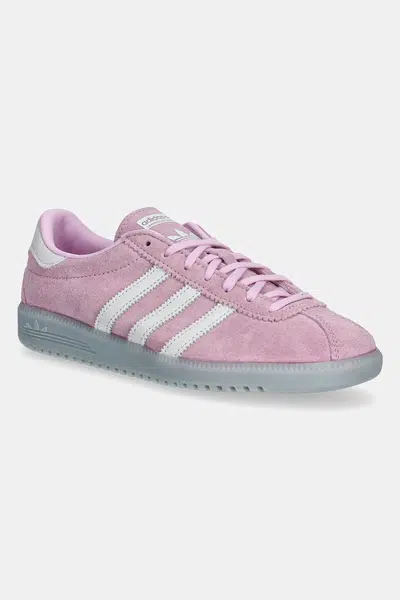 Semišové tenisky adidas Originals Bermuda růžová barva, JI2660