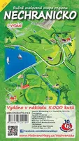 Nechranicko - Ručně malovaná mapa