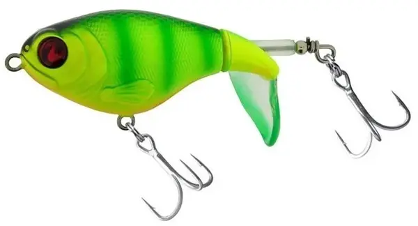 River2sea wobler hladinový whopper plopper firetiger - 7,5 cm 16,5 g
