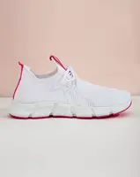 Resti White and pink women's sports shoes Baym - Footwear