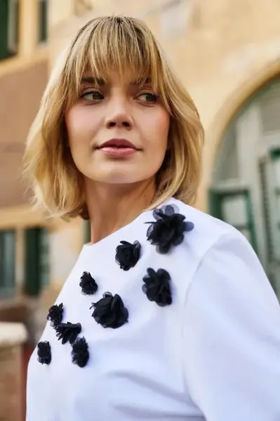 Marisse T-Shirt With White Application