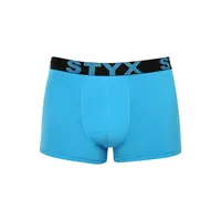 Styx Pánské boxerky sportovní guma světle modré (G1169) L