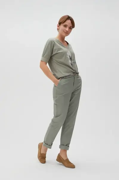 Marisse Women's Trousers L-Sp-4600 Olive