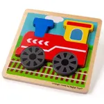 Bigjigs Toys Vkládací puzzle Vláček