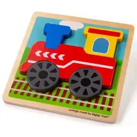Bigjigs Toys Vkládací puzzle Vláček