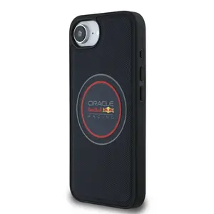Zadní kryt Red Bull PU Leather Red Ring pro Apple iPhone 16e, navy