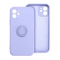 Zadní kryt SILICONE RING Case pro Apple iPhone 7 / 8 / SE 2020 / SE 2022, fialová
