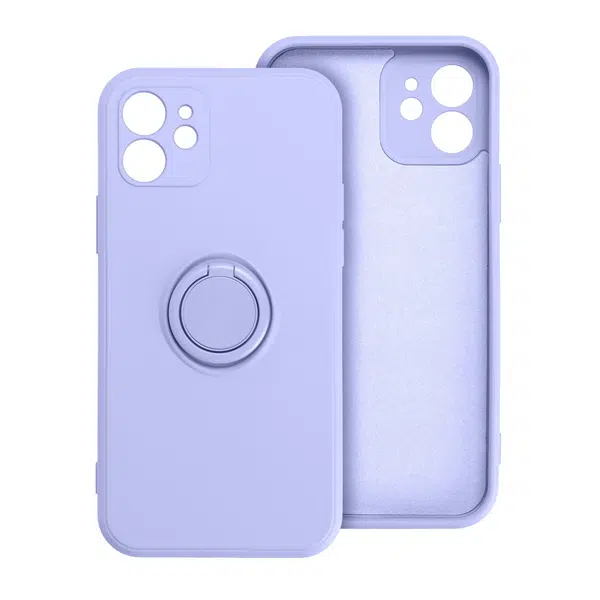 Zadní kryt SILICONE RING Case pro Apple iPhone 7 / 8 / SE 2020 / SE 2022, fialová