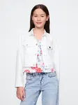 GAP Dívčí Dětská džínová crop bunda 738607-00 Velikost: XS
