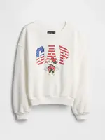 GAP Dívčí Dětská oversize mikina Gap & Disney Americana 782471-00 Velikost: M