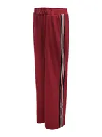 Only Maternity Nohavice 'OLMWARM'  vínovo červená / čierna / biela