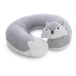 Detský cestovný vankúšik za krk FreeON - sivá líška