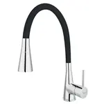 Novaservis Drezová stojanková batéria Ferro Flexi 70720 čierne rameno a spŕška