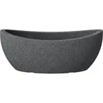 Scheurich Žardinka WAVE GLOBE OVAL Black-Granite 23 x 42/58 cm