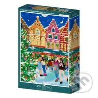 Puzzle Vianočný trh v Bruggách - puzzle z kategorie 500 - 1000 dílků