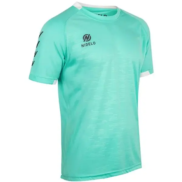 NIDELO PLAYER SHIRT S/S BREST Sportovní dres, tyrkysová, velikost