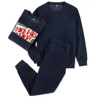 CELIO XJIPYVEL Pánské pyžamo, tmavě modrá, velikost