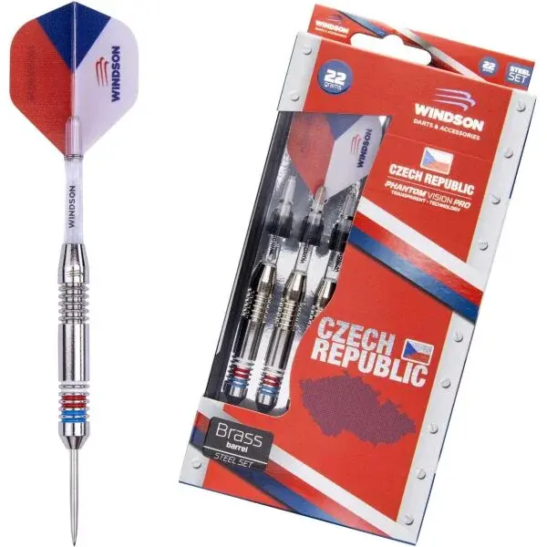 Windson CZECH 22 G Steel šipky, stříbrná, velikost