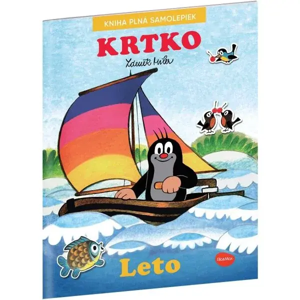 ELLA & MAX KRTEK A LETO Kniha samolepiek, mix, veľkosť