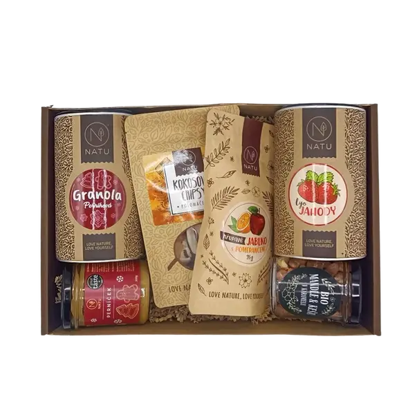NATU Dárkový box Sladké a veselé