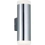 Trio Nástenné svietidlo Ray, plast, 3000K, 340 lm, 2x4W, 16,6 x 2,5 x 8 cm