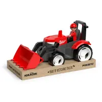 MultiGO ECO Červený traktor Zetor s radlicí, figurka Igráček