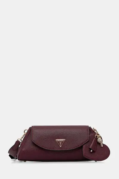 Kabelka Guess BOLENA vínová barva, HWZG92 07190