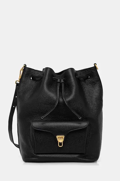 Kožená kabelka Coccinelle