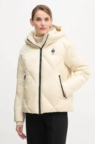 Péřová bunda Blauer LAMARTINE béžová barva, zimní, BLDC03167