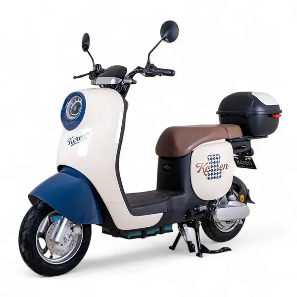 Elektrický skútr Keren Beike 10" hnědo-modrá