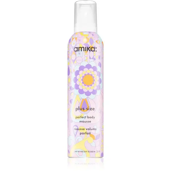 amika Plus Size pěna na vlasy pro objem a tvar 252 ml