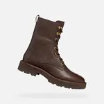 Tmavě hnědá dámská kotníková obuv Geox Norize - Dámské