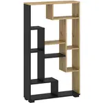 Kancelársky regál Solis 3 wotan/čierna 122,5 x 70,2 x 20,1 cm