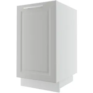 Kuchynská skrinka Emporium D1D/45 light grey stone/biela