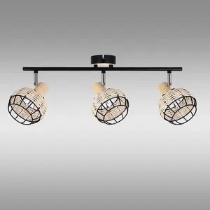 Svítidlo Tajga 93-12227 Černá-Béžovýowa