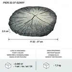 Nášľapný kameň 32-37 cm sivý