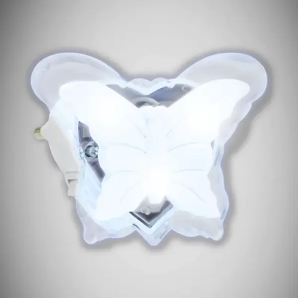 Nočné osvetlenie  Motýľ HL994L 0,4W biele