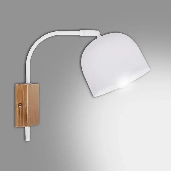 Nástenné svietidlo Rupi biele E27 K1