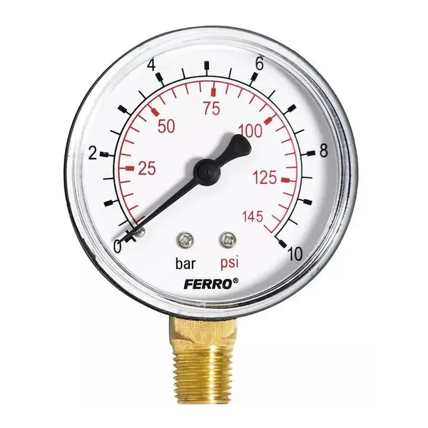Manometer 63mm 1/4" radiálny 0-10bar